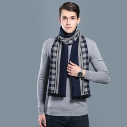 Plaid fashion men scarf