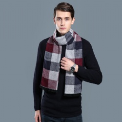 Plaid fashion men scarf